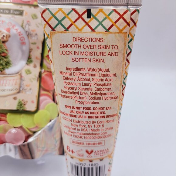 Holiday Bath Bundle Christmas Orange Bath Confetti & Marshmallow Hand Cream - Picture 5 of 5